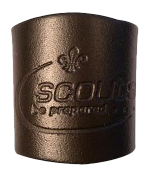 Leather Scout woggle